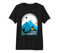 Camino Espiritual Man and Dog Saint-Jacques-de-Compostelle 2026 T-Shirt Haut de Gamme