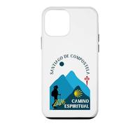 Camino Espiritual Woman Walking Saint-Jacques-de-Compostelle 2026 Coque pour iPhone 12 Mini