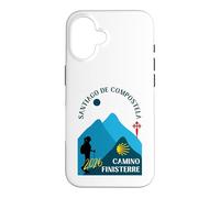 Camino Finisterre Femme Marchant Saint-Jacques-de-Compostelle 2026 Coque pour iPhone 16