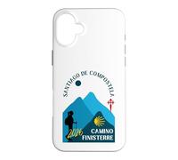 Camino Finisterre Femme Marchant Saint-Jacques-de-Compostelle 2026 Coque pour iPhone 16 Plus
