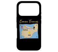 Camino Frances Cartes Symboles 2025 Saint-Jacques-de-Compostelle Coque pour iPhone 17 Pro