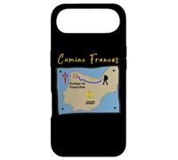 Camino Frances Cartes Symboles 2025 Saint-Jacques-de-Compostelle Coque pour iPhone Air