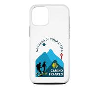 Camino Frances Couple Pèlerins Saint-Jacques-de-Compostelle 2026 Coque pour iPhone 12/12 Pro