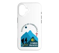Camino Frances Couple Pèlerins Saint-Jacques-de-Compostelle 2026 Coque pour iPhone 16