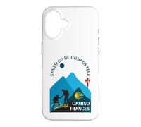 Camino Frances Couple Pèlerins Saint-Jacques-de-Compostelle 2026 Coque pour iPhone 16