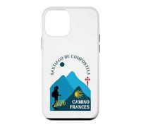 Camino Frances Femme Marchant Saint-Jacques-de-Compostelle 2026 Coque pour iPhone 12 Mini