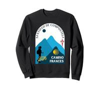 Camino Frances Femme Marchant Saint-Jacques-de-Compostelle 2026 Sweatshirt