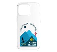 Camino Frances Vélo Femme Saint-Jacques-de-Compostelle 2026 Coque pour iPhone 16 Pro