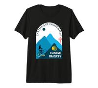 Camino Frances Vélo Femme Saint-Jacques-de-Compostelle 2026 T-Shirt Haut de Gamme