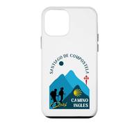 Camino Ingles Couple Pèlerins Saint-Jacques-de-Compostelle 2026 Coque pour iPhone 12 Mini