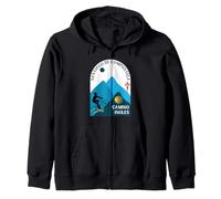 Camino Ingles Vélo Homme Saint-Jacques-de-Compostelle 2026 Sweat à Capuche