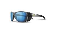 Lunettes Julbo Camino Ocean Master noir translucide avec verres miroir Spectron HD 4 Polarized bleu