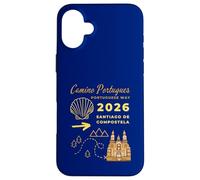 Camino Portugues 2026 Saint-Jacques-de-Compostelle Coque pour iPhone 16 Plus