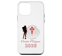Camino Portugues Saint Jacques Compostela 2026 Lady Pilgrim Coque pour iPhone 12 Mini