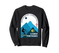 Camino Portugues Vélo Homme Saint-Jacques-de-Compostelle 2026 Sweatshirt