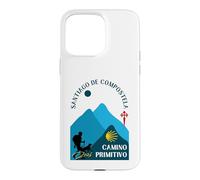 Camino Primitivo Homme et Chien Saint-Jacques-de-Compostelle 2026 Coque pour iPhone 15 Pro Max