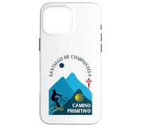 Camino Primitivo Vélo Homme Saint-Jacques-de-Compostelle 2026 Coque pour iPhone 16 Pro Max