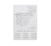 Camino Spain Hiking Poster