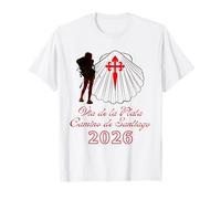 Camino Via de la Plata, Saint-Jacques-Compostelle 2026, Dame Pèlerine T-Shirt