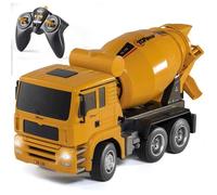 Camion à 6 canaux entièrement Fonctionnel-Camion toupie télécommandé-Jouets pour Enfants de 3, 4, 5, 6, 7 Ans - avec lumières