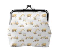 Camion à benne basculante (1) Porte-monnaie avec serrure de baiser, petit porte-monnaie en cuir synthétique pour femme