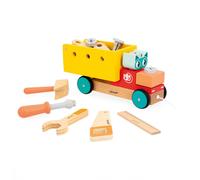 Janod Camion de bricolage à tirer Brico'Kids 23 accessoires Multicolore Dès 24 mois