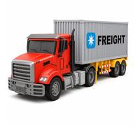 Camion à Conteneurs de Ville Télécommandé 18 Pouces Véhicule de Construction RC, Unité Unique, Fonctionne en Avant/Arrière, Tournes à Gauche/Droite, Lumières & Fonction de Démo Automatique. Le Cadeau 