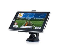 Camion à écran tactile de 7 pouces GPS Navigator Sunshade Sat Nav Car GPS Navigation 25 6m + 8g Europe America Europe Carte(With wired camera)