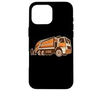 Camion à ordures rétro Vintage Coque pour iPhone 16 Pro Max