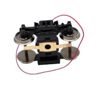 AWHAO Camion à roulement à rouleaux 1/87, aménagement ferroviaire à roues métalliques 1/87 pour les chemins de fer,