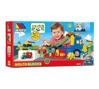 Camion Avec Blocks Et Voitures - Molto Multicolore Blanc G