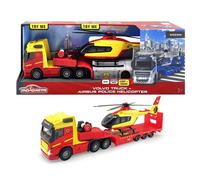 Gamme Majorette Majo Gs Camion + Helico Police 35cm