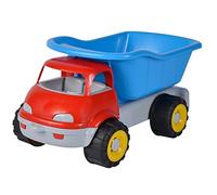 Camion, Benne basculante, Jouet de Sable, 35 cm, pneus Souples, à partir de 10 Mois, Rouge