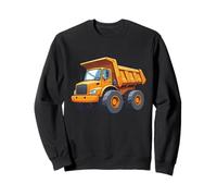 Camion Benne Jaune - Véhicule de Chantier en Dessin animé Sweatshirt
