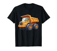Camion Benne Jaune - Véhicule de Chantier en Dessin animé T-Shirt