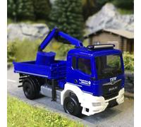 Camion-benne, MAN TGS NN, avec grue, THW Brandenburg - HERPA 319522 - HO 1/87