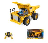 Camion-Benne Mondo Motors, modèle à l'échelle 1:24, Batterie Rechargeable Incluse, mouvements télécommandés, Jouet pour Enfants 63849