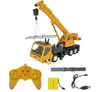 Camion Benne Radiocommandé Rc Pour Garçon, Gros Engin Jaune, Modèle Réduit, Pour La Plage, Véhicule De Transport, Joli Cadeau De Noël Ou D'anniversaire Pour Les Enfants,