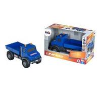 Camion-benne tout-terrain - KLEIN - 3802 - Mercedes Unimog - Roues souples et benne basculante - Échelle 1:24 - Des 3 ans Bleu avec châssis noir