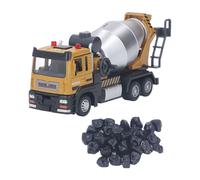 Camion-bétonnière à l'échelle 1:32, pivotant à 360 degrés, maquette de camion de chantier en alliage avec grès de simulation