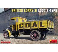 Camion Britannique Lgoc 3t B-Type 1:35 Kit De Modèle En Plastique MINIART