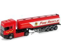 Camion-citerne rouge des pompiers, 30 cm de long