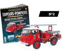 Camion Citerne Saviem Tp3 Ccfl Camiva Pompiers 1/43éme Hachette-Hachette Rouge