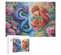 Camion coloré avec Drapeau sur la Route de Montagne Puzzle 300 Pièces pour Adultes Jeu De Détente Endurance Mentale Cadeau pour Longues Soirées 300 PCS