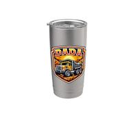 Camion de chantier Dada Dad pour la fête des pères Gobelet isotherme en acier inoxydable double paroi