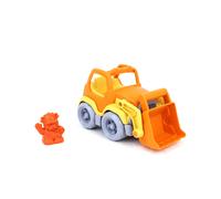 Camion De Chantier Écologique Avec Figurine ? Jouet Robuste En Plastique Recyclé Orange;yellow TU