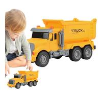 Camion De Ciment - 3 Piles Boutons, Jouet De Véhicule De Construction Interactif Avec Son Lumineux, Modèle De Mélangeur Inertiel | Camion De Jeu D'ingénierie Durable Pour Les , Jeu De Rôle D'ap