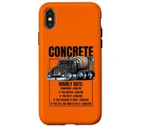 Camion de Ciment Amusant à taux horaire pour béton Coque pour iPhone X/XS