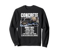 Camion de Ciment Amusant à taux horaire pour béton Sweatshirt