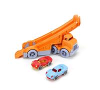Camion de course Green Toys avec 2 voitures de course